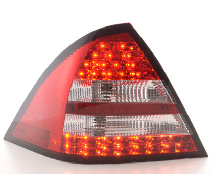 Kit feux arrières LED Mercedes Classe C W203 Limo 05-07 rouge / clair 