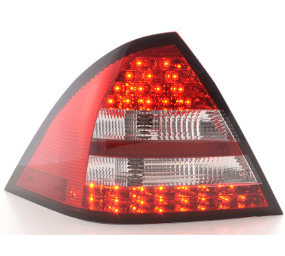 Kit feux arrières LED Mercedes Classe C W203 Limo 05-07 rouge / clair