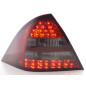 Kit feux arrière LED Mercedes Classe C W203 Limo 05-07 rouge / noir