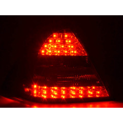 Kit feux arrière LED Mercedes Classe C W203 Limo 05-07 rouge / noir 