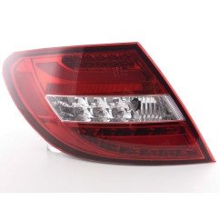 Kit feux arrières LED Mercedes Classe C type W204 2011- rouge / clair 