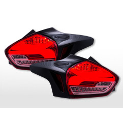 Feux arrière LED Ford Focus (C346) 2015-2018 rouge/clair
