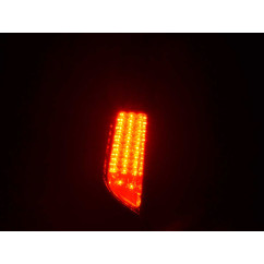 Kit feux arrières LED Ford Focus 2 5 portes 08-10 rouge / noir 