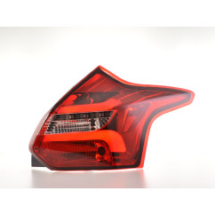 Kit feux arrières LED Ford Focus 3 5 portes 11-14 rouge / clair 