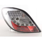 Kit feux arrières LED Peugeot 207 06-09 chrome