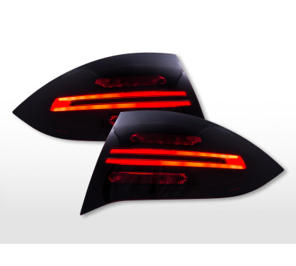 Feux arrière LED Porsche Cayenne (92A) 2011-2014 noir/rouge/fumée