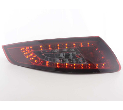 Kit feux arrière à LED Porsche 911 type 997 05-09 rouge / noir 