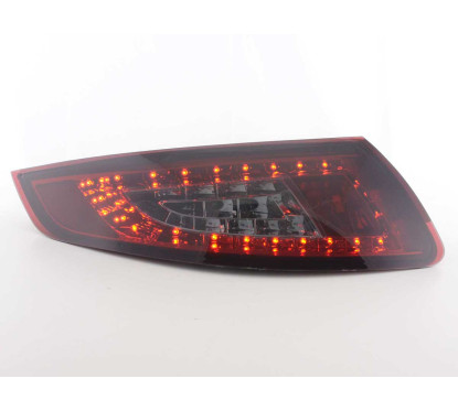 Kit feux arrière à LED Porsche 911 type 997 05-09 rouge / noir