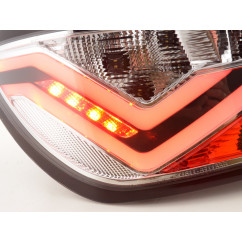 Kit feux arrières LED Seat Ibiza 6J 3 portes 08-17 chrome 