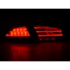 Kit feux arrières LED Seat Leon type 1P 09-12 rouge / noir 