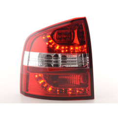 Set feux arrières LED Skoda Octavia Combi type 1Z 05-12 rouge / clair 