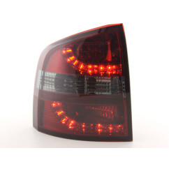 Set feux arrières LED Skoda Octavia Combi type 1Z 05-12 rouge / noir