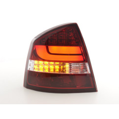 Set feux arrières LED Skoda Octavia 1Z Limo 05-12 rouge / clair 