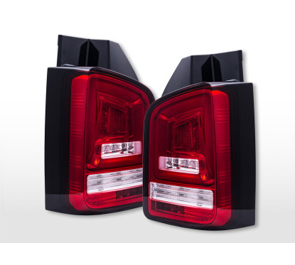 Feux arrière LED VW T5 2003-2010 rouge/clair