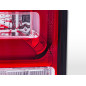 Feux arrière LED VW T6 à partir de 2016 version porte hayon rouge/clair
