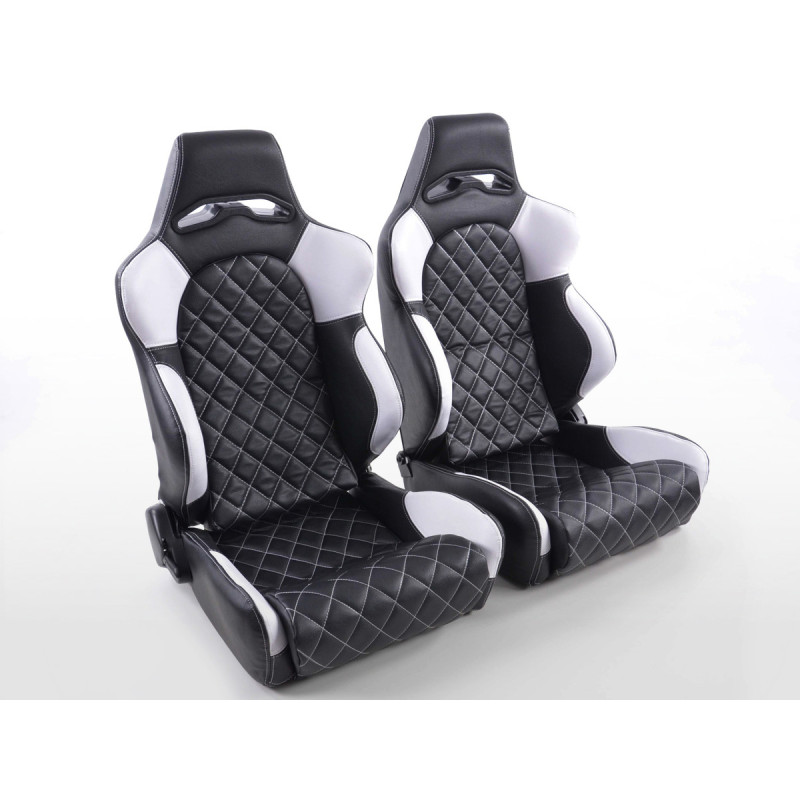 Les sièges demi-coque de voiture FK Sport Sièges confèrent à Las Vegas un look sport automobile avec matelassage