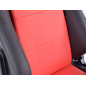 FK siège de sport chaise de bureau pivotante Santa Fe chaise de direction noir / rouge chaise de bureau chaise de bureau
