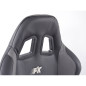Siège de jeu FK Simulateur de course de siège de jeu eGaming Seats Estoril noir / gris