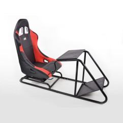 Siège de jeu FK Simulateur de course de siège de jeu eGaming Seats Estoril noir / rouge 