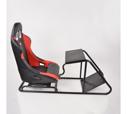 Siège de jeu FK Simulateur de course de siège de jeu eGaming Seats Estoril noir / rouge