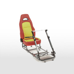 Siège de jeu FK Simulateur de course de siège eGaming Seats Silverstone rouge / jaune 