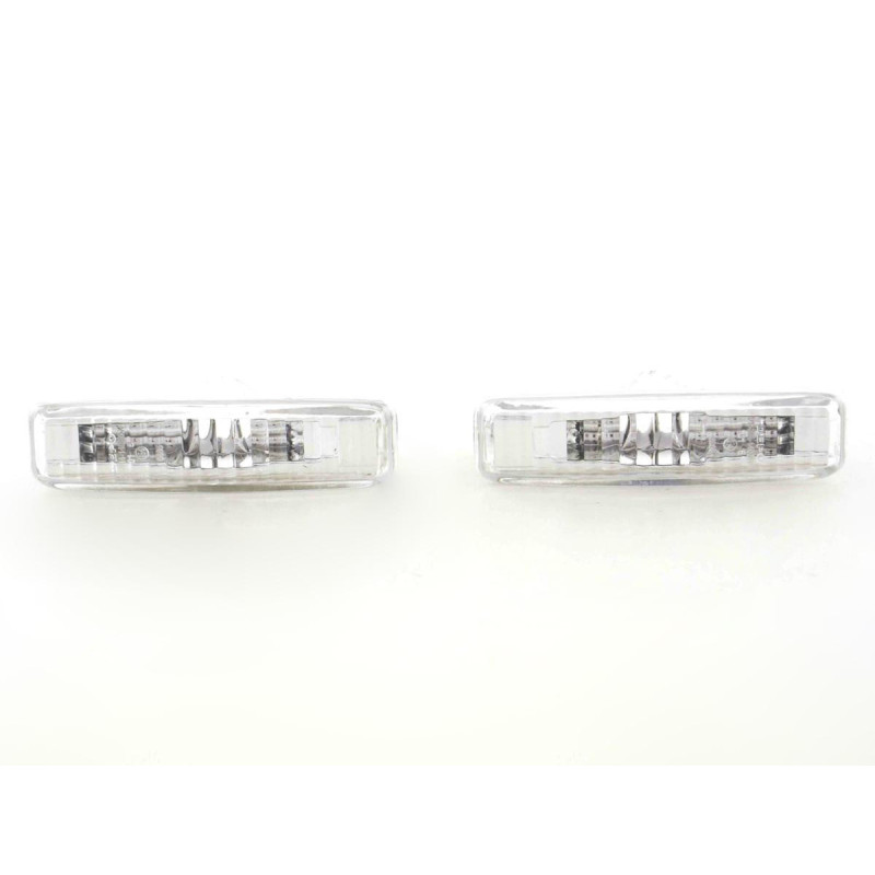 Jeu de clignotants latéraux BMW Série 5 E39, chrome Jeu de clignotants latéraux BMW Série 5 E39, chrome