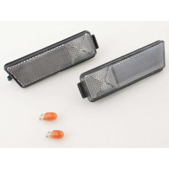 Jeu de clignotants latéraux VW Golf 3, noir 