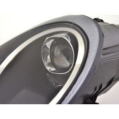 Phare Daylight LED DRL look Porsche Boxster type 987 04-09 noir 
