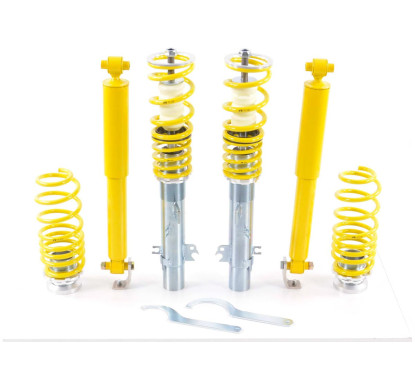 Kit combinés filetés FK pour Peugeot 207 2006-2012 avec jambe de force 47mm 