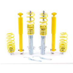 Kit combinés filetés FK suspension sport Peugeot 207 CC à partir de 2007 avec jambe de force 51mm 