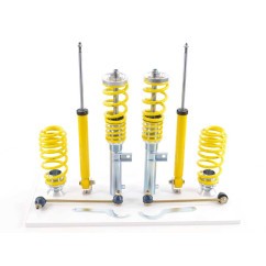Kit combinés filetés inox FK Audi A3 8P / 8PA quattro 2003-2012 avec jambe de force 50mm 