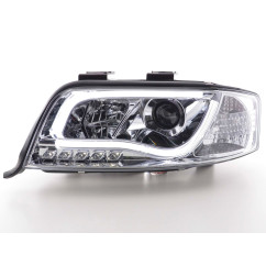 Phare Daylight LED DRL look Audi A6 type 4B 01-04 chrome 