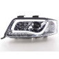 Phare Daylight LED DRL look Audi A6 type 4B 01-04 chrome