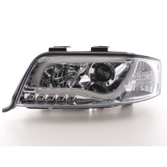 Phare Daylight LED DRL look Audi A6 type 4B 01-04 chrome 