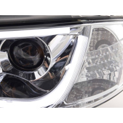Phare Daylight LED DRL look Audi A6 type 4B 01-04 chrome 