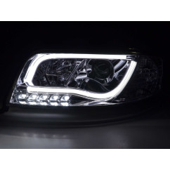 Phare Daylight LED feux de jour Audi A6 type 4B 01-04 chrome 