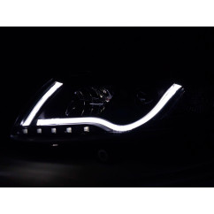 Phare Daylight LED DRL look Audi A6 type 4F 04-08 noir 