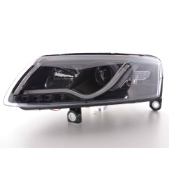 Phare Daylight LED DRL look Audi A6 type 4F 04-08 noir 