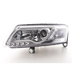 Phare Daylight LED feux de jour Audi A6 type 4F 04-08 chrome 
