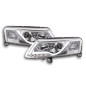 Phare Daylight à LED DRL look Audi A6 type 4F 04-08 chromé pour conduite à droite Phare Daylight à LED DRL look Audi A6 type 4F 04-08 chromé pour conduite à droite