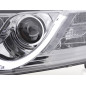 Phare Daylight à LED DRL look Audi A6 type 4F 04-08 chromé pour conduite à droite Phare Daylight à LED DRL look Audi A6 type 4F 04-08 chromé pour conduite à droite