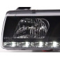 Phares Daylight Feux de jour à LED BMW Série 3 E36 Limo / Touring noir pour conduite à droite Phares Daylight Feux de jour à LED BMW Série 3 E36 Limo / Touring noir pour conduite à droite