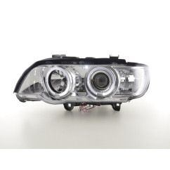 Phare avant BMW X5 E53 98-02 chrome 