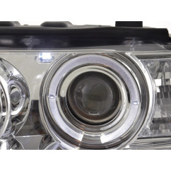 Phare avant BMW X5 E53 98-02 chrome 