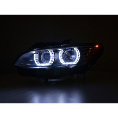 Phares Xenon Daylight LED feux de jour BMW Série 3 E92 / E93 06-10 noir 