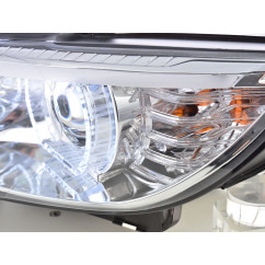 Phares Xenon Daylight LED feux de jour BMW Série 3 E92 / E93 06-10 chrome 