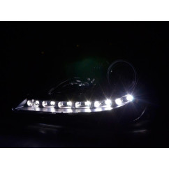 Phare Daylight LED DRL look Mercedes SLK R171 04-11 noir 