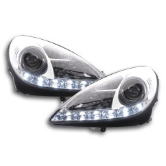 Phare Daylight LED feux de jour Mercedes SLK R171 chrome 