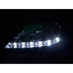 Phare Daylight LED feux de jour Mercedes SLK R171 chrome 
