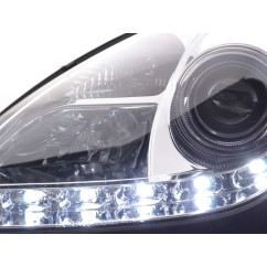 Phare Daylight LED feux de jour Mercedes SLK R171 chrome 